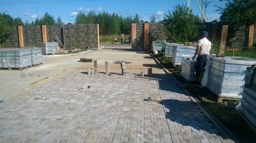 Укладка дорожки в Александрове