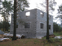 Строительство жилого дома из блоков